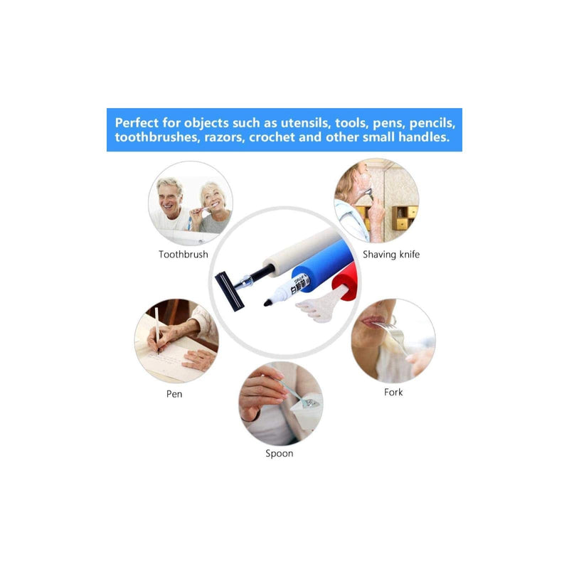 6Pcs Foam Handle Sleeve,Non-slip Foam Tubing,Utensils Razor Pen Foam Grip Tubing for Elderly or Disabled - BeesActive Australia