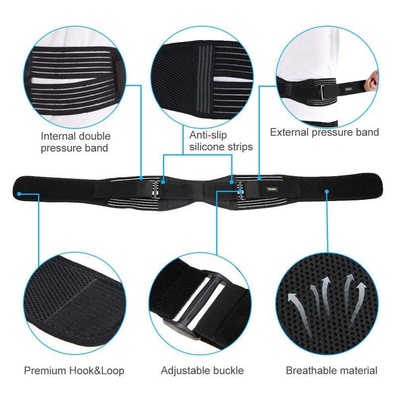 Sacroiliac SI Joint Support Belt,Sacroiliac Hip Belt for Women and Men,Alleviate Sciatic, Pelvic, Lower Back and Leg Pain - BeesActive Australia