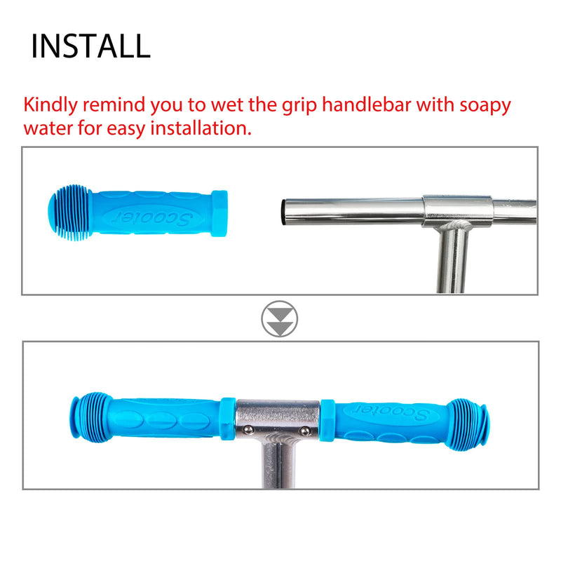 Gladeer Kids Scooter Handle Grips Replacement Handlebars for Razor Micro Jetson 2/3/4 Wheels Child Kick Scooters Bike Rocking Car, 9 Color Available, 2-Pack - BeesActive Australia
