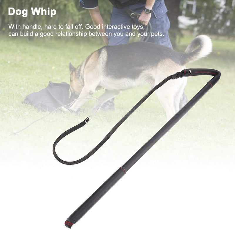 Pssopp Cowhide Dog Agitation Whip Dog Teaser Wand Dog Training Whip Dog Teaser Wand Outdoor Playing for Pulling, Chasing, Chewing, Teasing, Training - BeesActive Australia