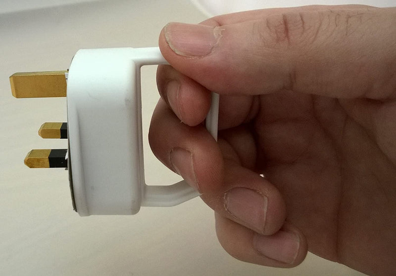 iSeventy9 Easy Pull Mains Plug Top 13A White Fused with a Handle - Arthritis/Disability/weak Grip/Elderly - BeesActive Australia