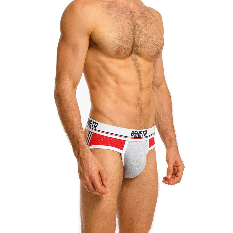 BSHETR Men's Jockstraps Athletic Supporters 5-Pack Ultra Soft Daily Sports Underwear Multi-b XXL - BeesActive Australia