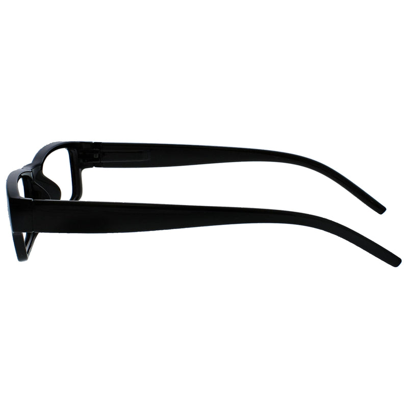 The Reading Glasses Company Black Lightweight Comfortable Readers Mens Womens R32-1 +1.00 +1.00 Magnification - BeesActive Australia