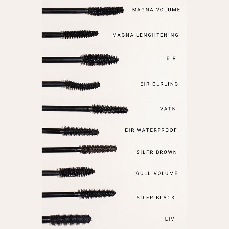 IDUN Minerals - EIR Curling Mascara - Add Volume to Lashes, Without Smudging and Clumping, Safe for Sensitive Eyes - Cruelty Free, 100% Vegan Makeup - 007 Black, 0.40 fl oz Tube - BeesActive Australia