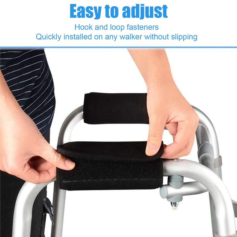 Walking Arm Crutch Handle Pads, ANGGREK Walking Arm Crutch Handle Pads Sponge Walking Aid Cover Cushion Walker Grip Covers Pads - BeesActive Australia