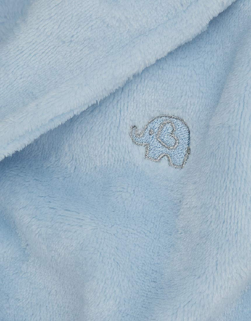 STC Stores Babies / Boys / Girls Novelty or Plain Hooded Dressing Gowns / Bathrobes ~ Newborn to 2 Years Blue - Fleece 0-6 Months - BeesActive Australia