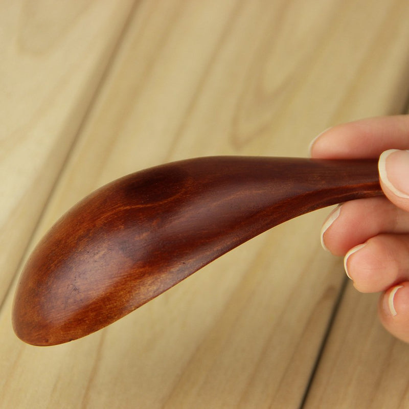AOOSY Soup Spoons, Wooden Spoons, 4 Pieces Japanese Style LightWeight Table Spoon Kitchen Utensil for Adults - BeesActive Australia