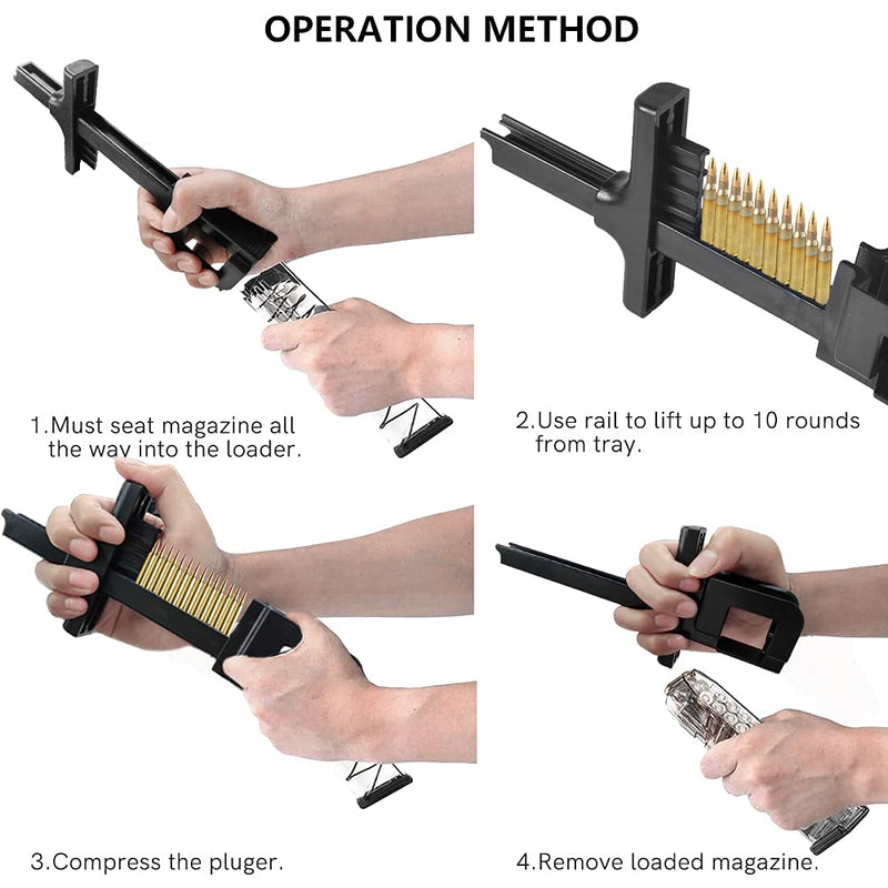 Newrgy Various Fields Universal Speed Loader, Extremely Durable Polymer Easy Loading High-Speed Mags Loader, Rifle Magazine Speed Loader - BeesActive Australia