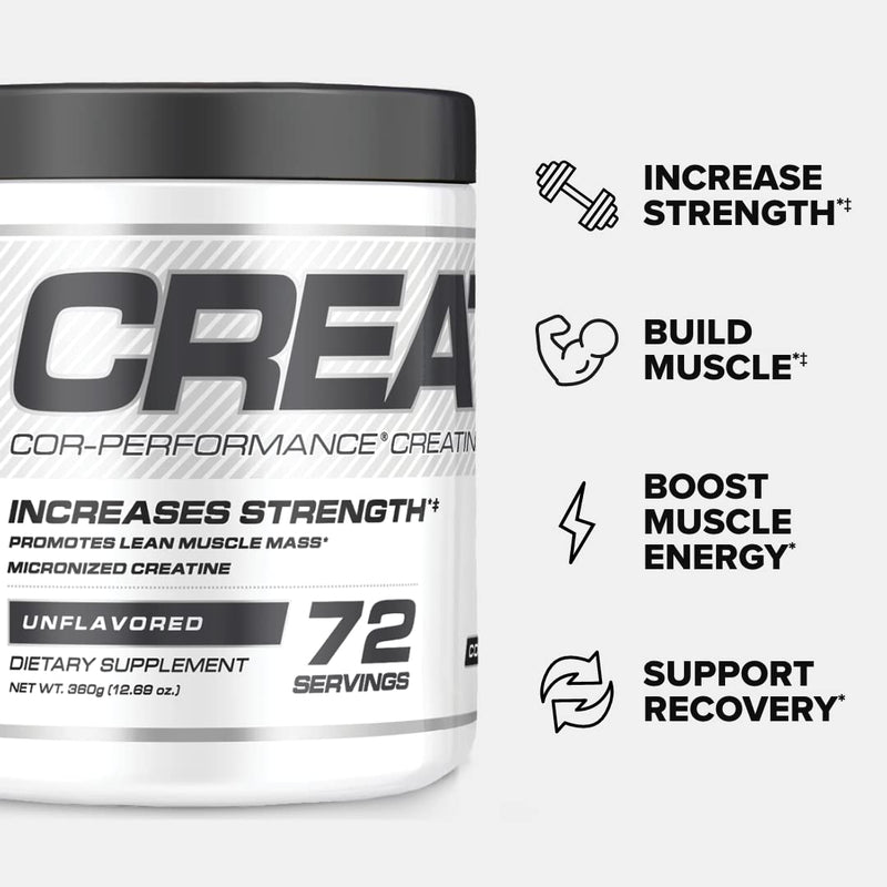 Cellucor Cor-Performance Creatine Monohydrate for Strength and Muscle Growth, 72 Servings - BeesActive Australia