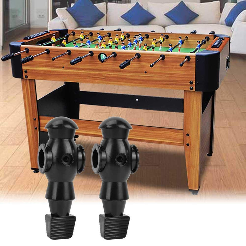 Zer one Table Soccer Men Player 2 PCS Foosball Players Replacement for Dynamo Table Fun Game Toys (Black) - BeesActive Australia