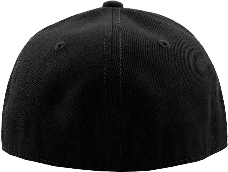 KBETHOS The Real Original Fitted Flat-Bill Hats True-Fit, 9 Sizes & 20 Colors 7 3/4 Black - BeesActive Australia