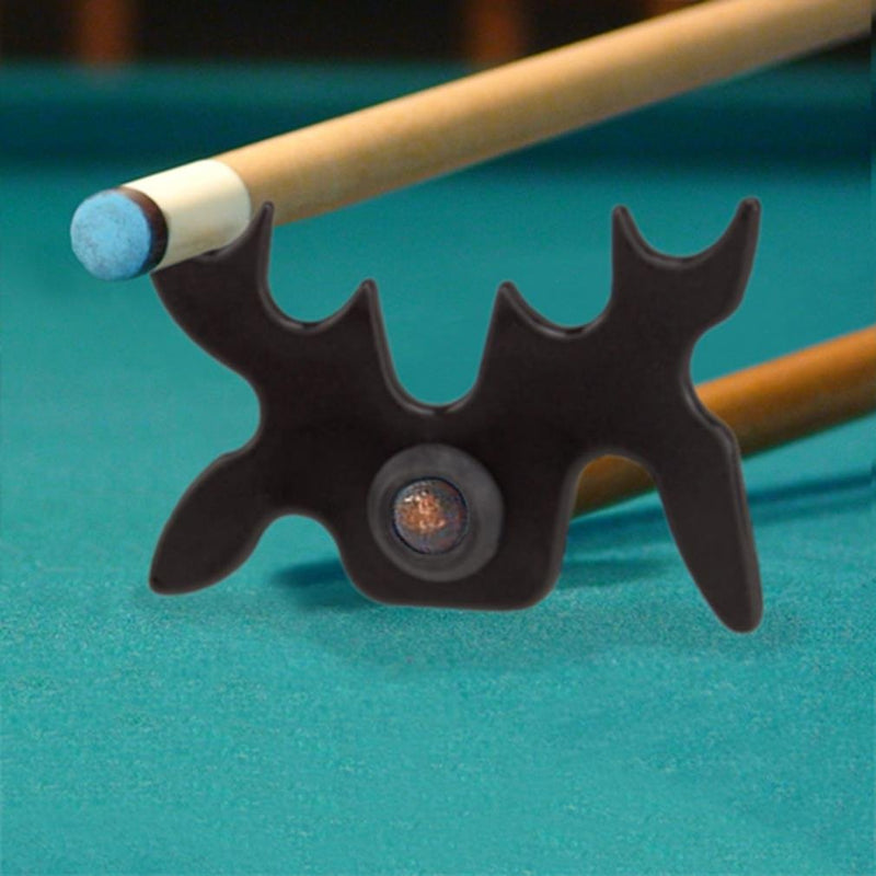 Imperial Billiard/Pool Cue Accessory: Slip-On/Portable Moosehead Bridge Head, Plastic , Black - BeesActive Australia