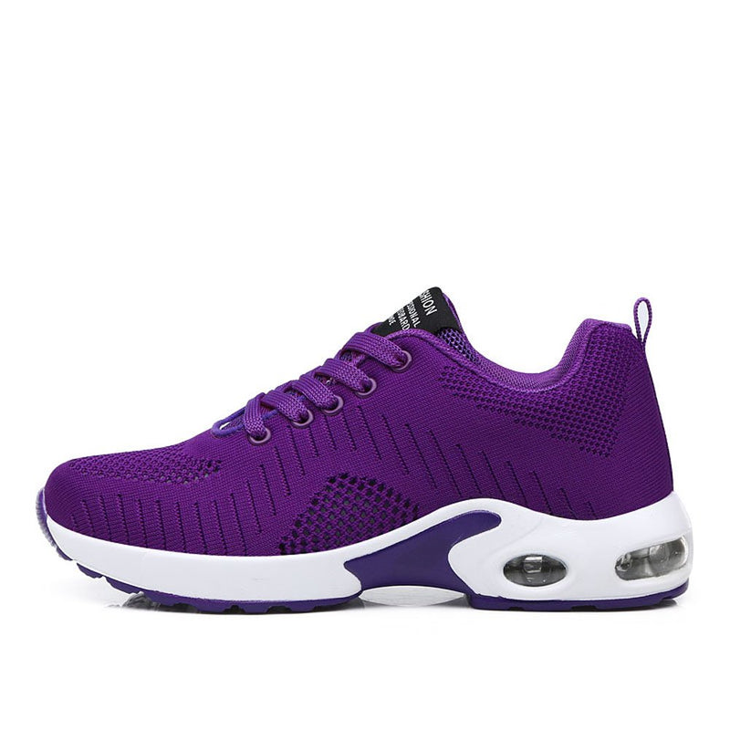 FLARUT Running Shoes Womens Lightweight Fashion Sport Sneakers Casual Walking Athletic Non Slip 8.5 Purple-c - BeesActive Australia