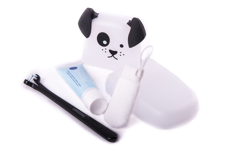 Petosan Puppy and Toy Breed Dental Kit with Toothbrush, Toothpaste and Microfiber Cleaner - BeesActive Australia