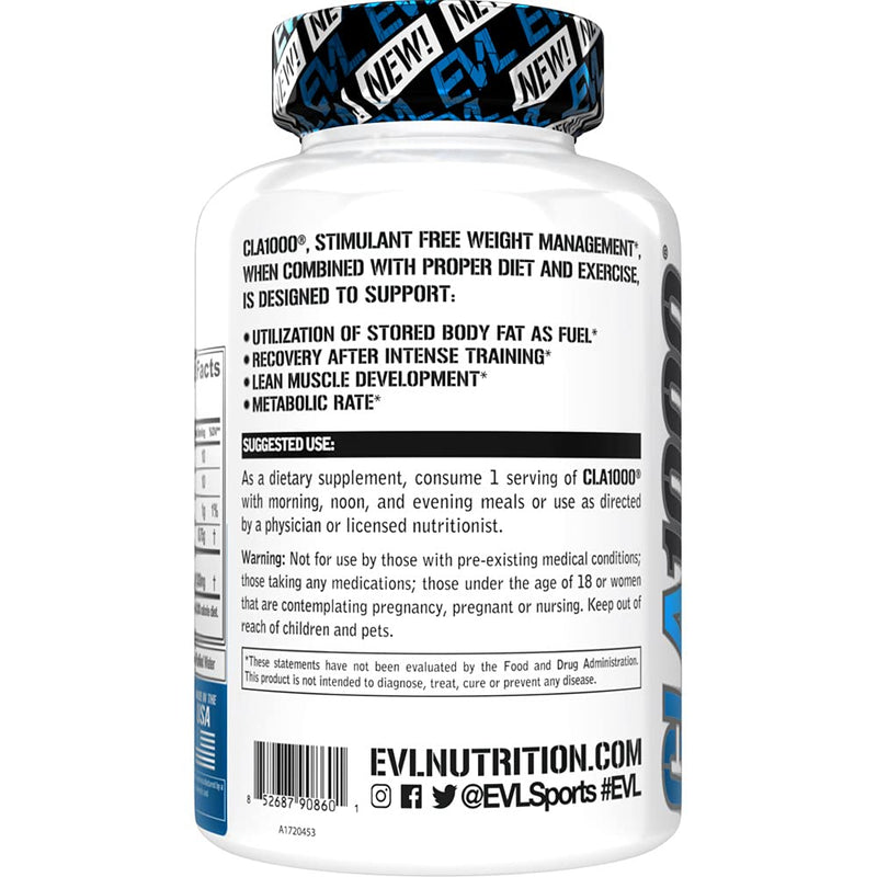 Conjugated Linoleic Acid CLA Pills - CLA 1000mg Diet Pills to Support Weight Loss Fat Burning Lean Muscle and Faster Metabolism - Stimulant-Free CLA 1000mg Safflower Based Fat Loss Support Pills - 90 90 Count (Pack of 1) - BeesActive Australia