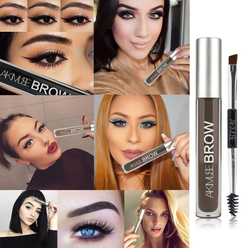 ARTIFUN Eyebrow Gel Waterproof Long Lasting 24 Hour Brow Setter with Brush for Semi-permanent Eyebrow Makeup,Auburn Auburn - BeesActive Australia