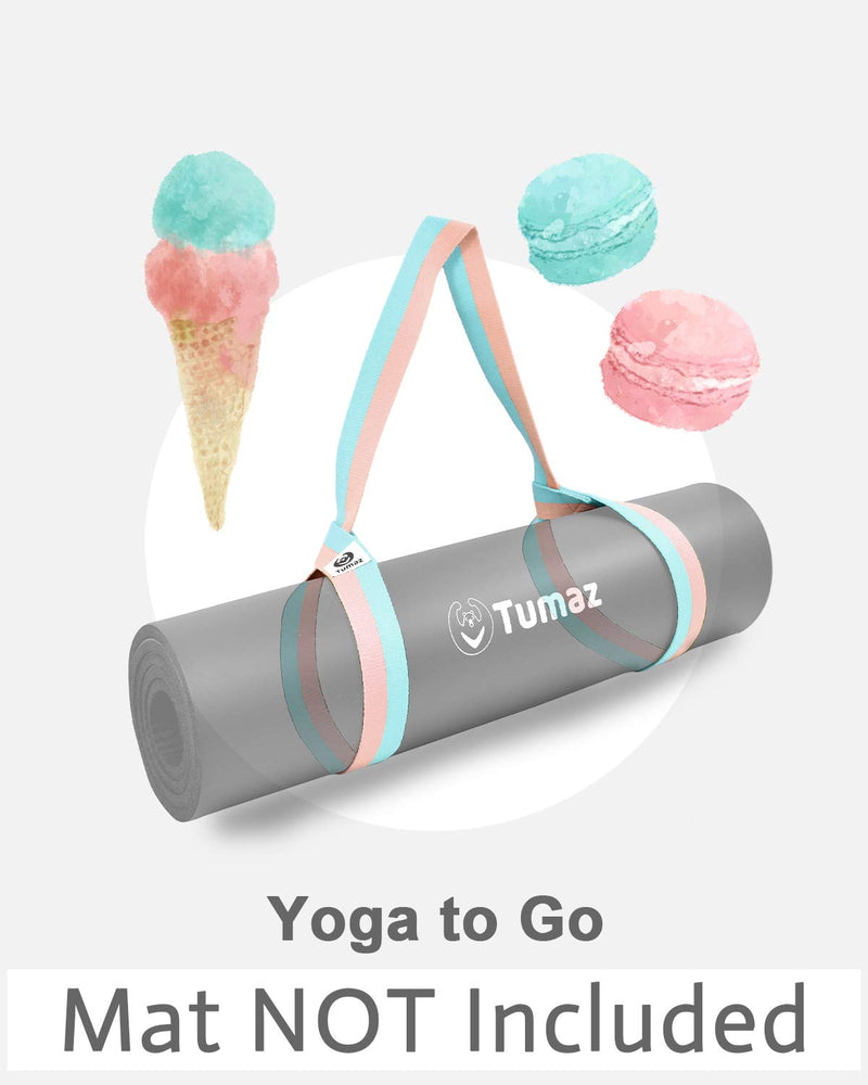 Tumaz Yoga Mat Strap [MAT NOT Included] 64 IN 01. Candy - BeesActive Australia