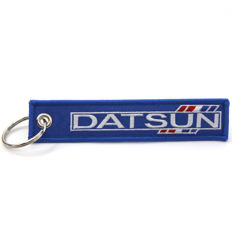Jet Tag Key Chain Datsun - 1 inch x 5 inches Blue - BeesActive Australia
