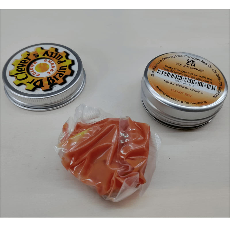 Stress Putty | Sensory Relief | Fidget Toy | Relax and Concentrate | Colour Change 20g tin by Dr Clever™ - BeesActive Australia