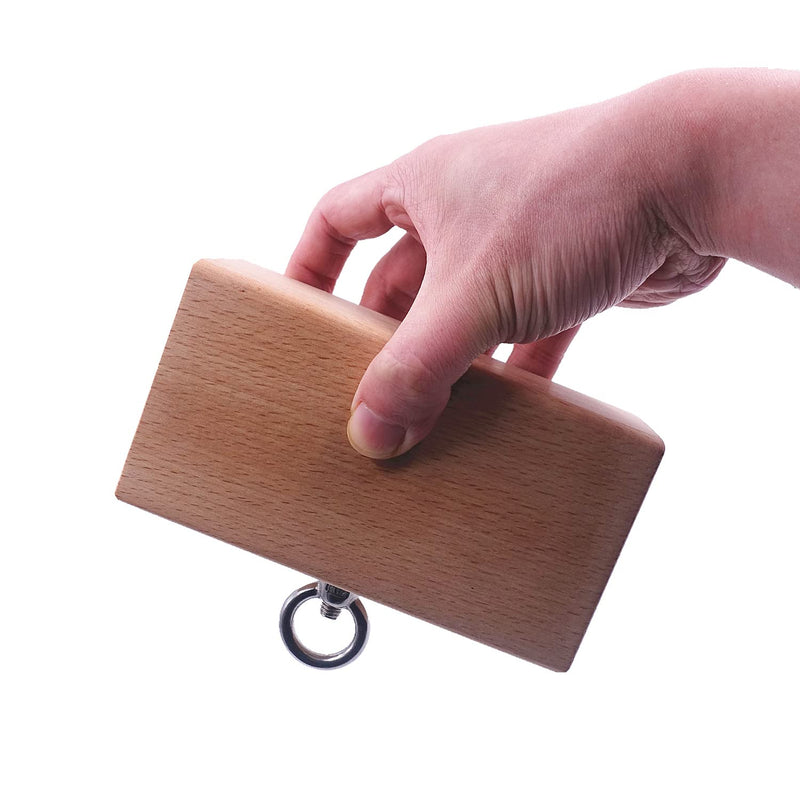 Lights Mountain Wooden Pinch Block Grip Hand Grip Workout Climbing Power Grips Forearm Finger Exerciser Strength Training Strengthener Equipment wooden grip - BeesActive Australia