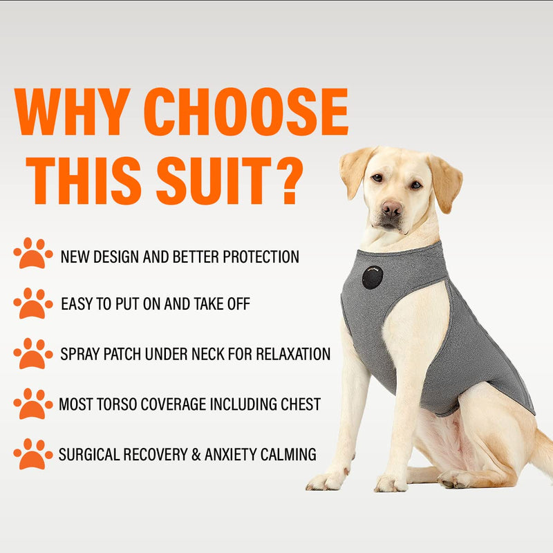 NeoAlly Upgraded Dog Surgical Recovery Suit Cone Alternative Onesie Post Surgery Wear Protects Abdominal Wounds and Skin Anti Licking, Aids Hot Spots, and Provides Anti Anxiety Relief Large - BeesActive Australia