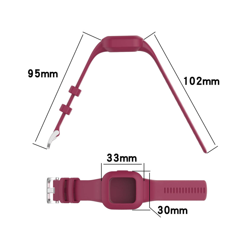 Lijinlan Bands Compatible with Garmin vivofit jr.3 for Kids, Silicone Adjustable Replacement Straps for vivofit jr 3 Fitness Tracker for Children D1-Green - BeesActive Australia