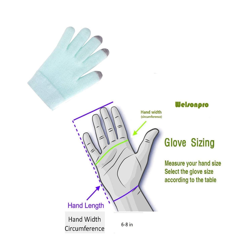 Moisturizing Spa Gloves and Socks Set Gel Gloves and Socks Heal Eczema Cracked Dry Skin for Repair Treatment Touch Screen gift for women - BeesActive Australia