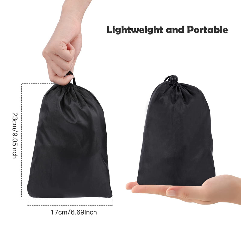GIEMIT Running Speed Parachute,Speed Resistance Parachute with Adjustable Strap Black Training Parachute for Runner Speed Training and Acceleration Training 2 Umbrella - BeesActive Australia