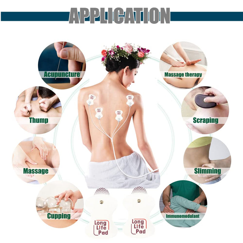 10 Pieces TENS Electrodes Pad Replacement Pad for TENS Unit TENS Electrode Pad Adhesive Gel Pads for Omron - BeesActive Australia