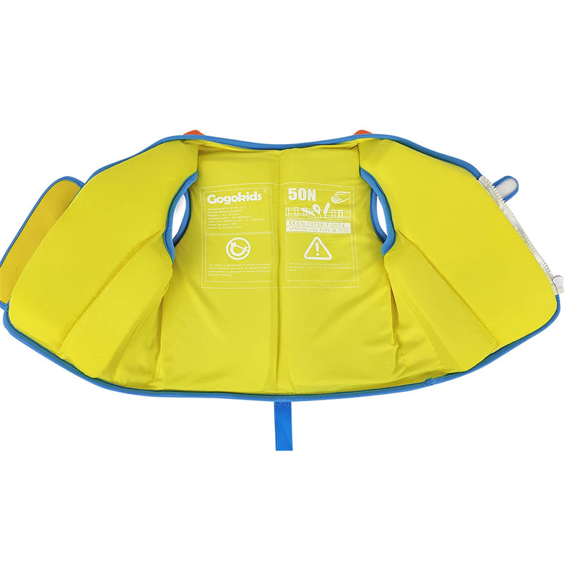 Kids Swim Vest Float Jacket for 29-48 lbs Toddler, Swimming Pool Aid Floats for 2-6 Years Boys and Girls,Children Swimwear with Emergency Whistle & Adjustable Safety Strap,Children Puddle As A Jumper A Orange S(2-3Years) - BeesActive Australia