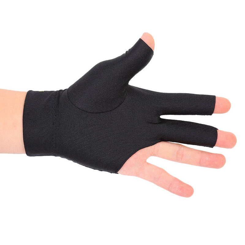 Billiards Glove 2 PCS Snooker Shooter Cue Pool Gloves Left Hand Open 3 Finger Spandex Glove - BeesActive Australia