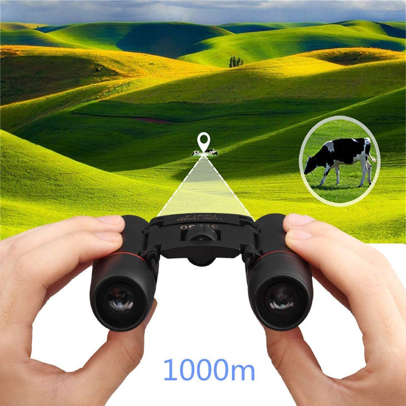 30x60 Mini Compact Binoculars for Kids and Adults, Portable Pocket Foldable Binoculars for Waterproof Bird Watching, Mountaineering, Outdoor Hunting - BeesActive Australia