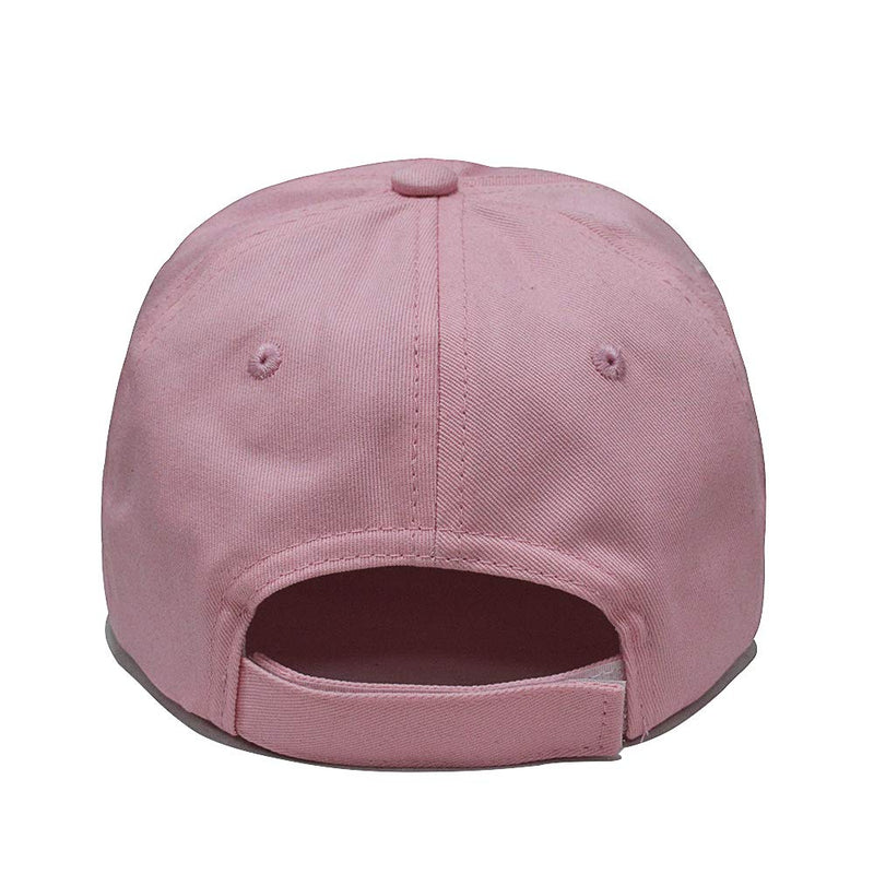 Plain Baseball Cap, 100% Cotton Classic Baseball Hat, Low Profile Plain Adjustable Dad Caps for Men and Women Pink - BeesActive Australia