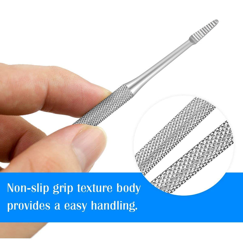 Ingrown Toenail File and Spoon Nail Cleaner Set Stainless Steel Toe Cleaner Tool for Salon Home Use Nail Lifter Double Side Manicure Nail File Kit Foot Care - BeesActive Australia