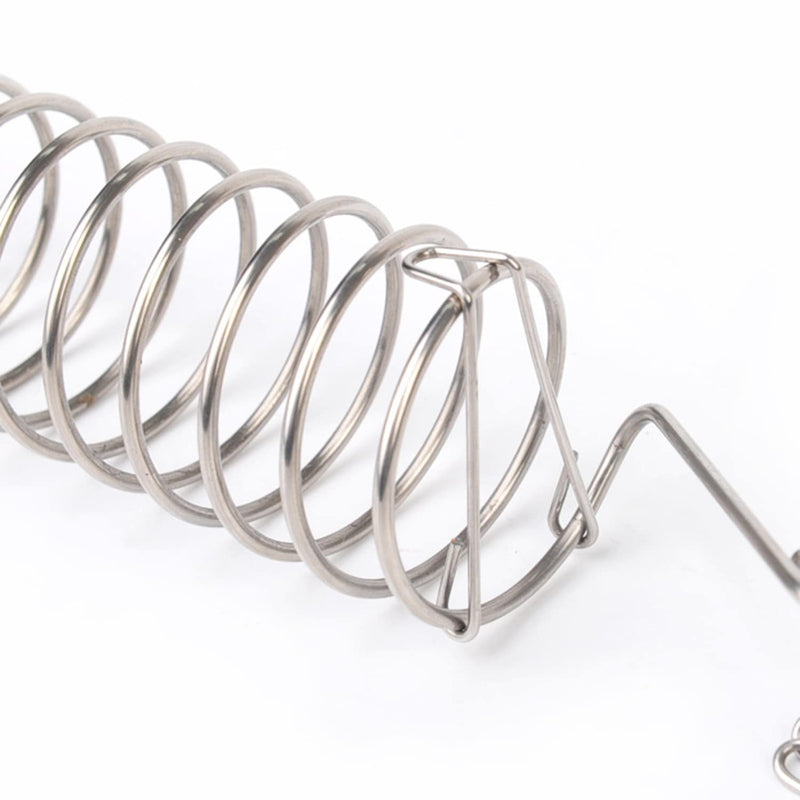 ZYAMY Hanging Stainless Steel Bird Treat Feeders 20cm Bird Foraging Toy Feeder for Parakeet Cockatiel African Grey Conure Cockatoo - BeesActive Australia
