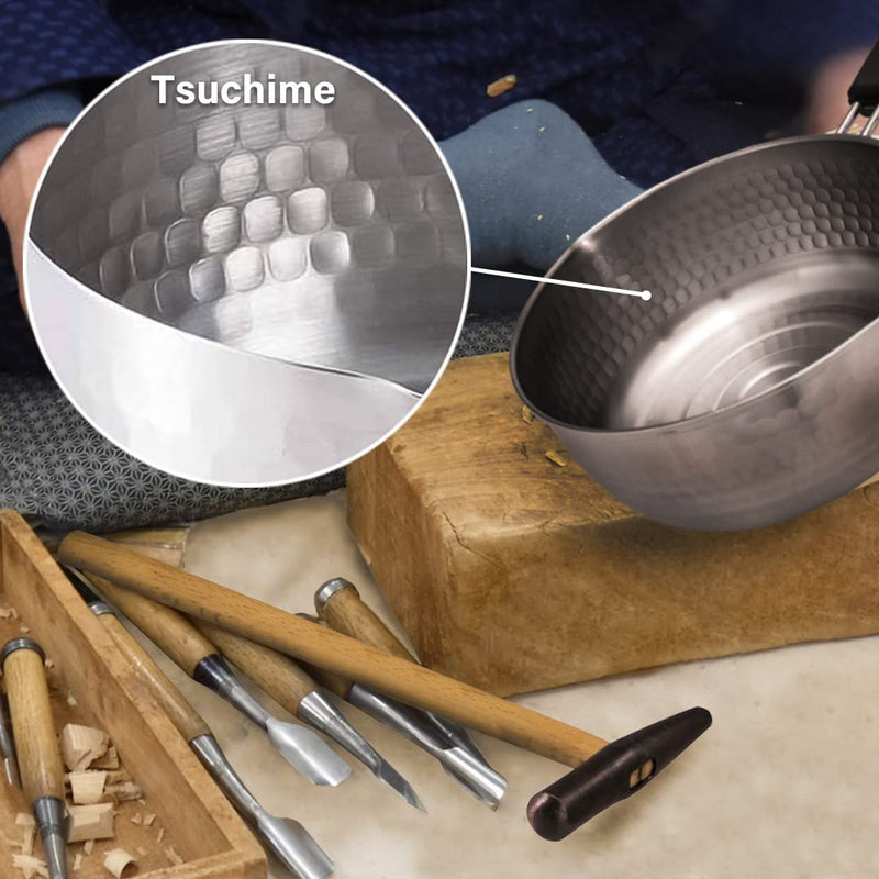 TIKUSAN Yukihira Pan Traditional Japanese Saucepan Stainless Steel Made in Japan with Two Sided Pour Spouts (7.1inch(18cm)) 7.1inch(18cm) - BeesActive Australia