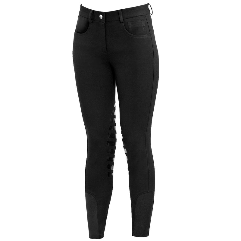 [AUSTRALIA] - HR Farm Horse Riding Women's Knee Patched Breeches Black 26 