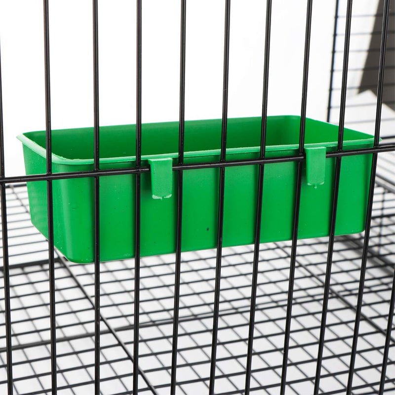 2 Pcs Pet Bird Parrot Food Bowls Small Animal Feeder Bowl Basic Dish Convenient Hanging Container for Small Bird Parrot - BeesActive Australia