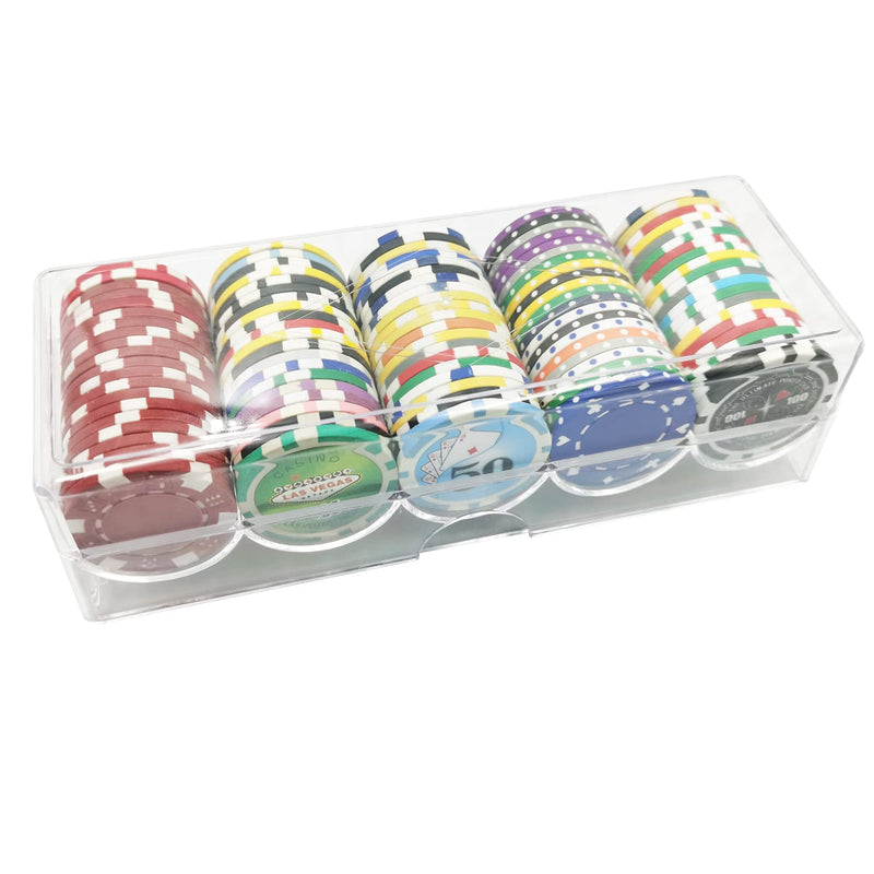 SEETOOOGAMES Clear Acrylic Poker Chip Racks 5pieces-with lids - BeesActive Australia