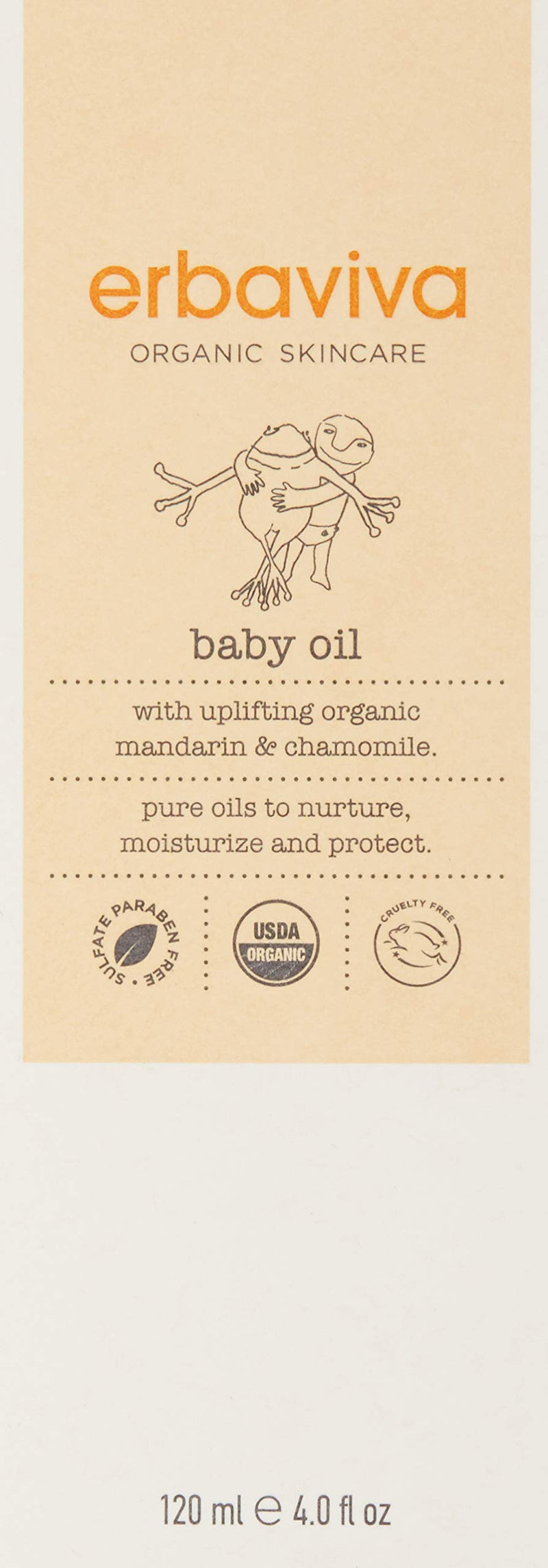 erbaviva Baby Oil, 4 Fl Oz - BeesActive Australia