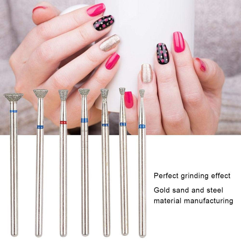 Nail Drill Bits, Nail Polishing Tool Electric Manicure Grinding Head Tool Multi-Functional Nail Art Manicure Drill Bits(03) - BeesActive Australia