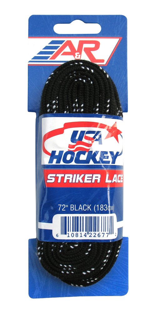 A&R Sports Unisex Hockey Striker Skate Laces Black 72-Inch - BeesActive Australia
