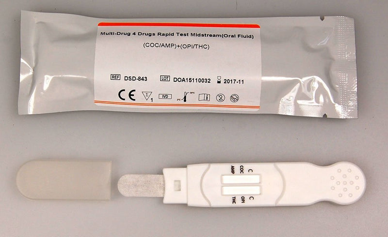 Instant Saliva Drug Testing Kit ~ Screens for 4 Drugs in 1 Test Cannabis ~ Cocaine ~ Heroin ~Amphetamine - BeesActive Australia
