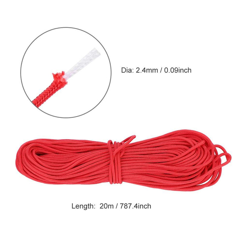 VGEBY Bowstring Loop, Archery Compound Bow D-Loop Rope Wire String Bow Release Nock Loop Accessory Red - BeesActive Australia