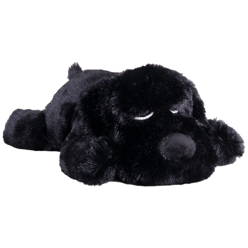 Snuggle Puppy Junior - Heartbeat Behavioral Aid Puppy Toy – Puppy Heartbeat Plush Toy Sleep Aid Black - BeesActive Australia