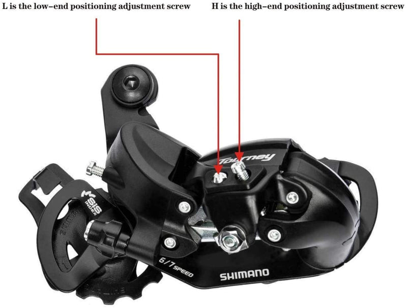 MEGHNA Shimano Tourney RD-TY300 6/7-Speed Rear Derailleur Road MTB Bike Mountain Bike Direct Mount - BeesActive Australia