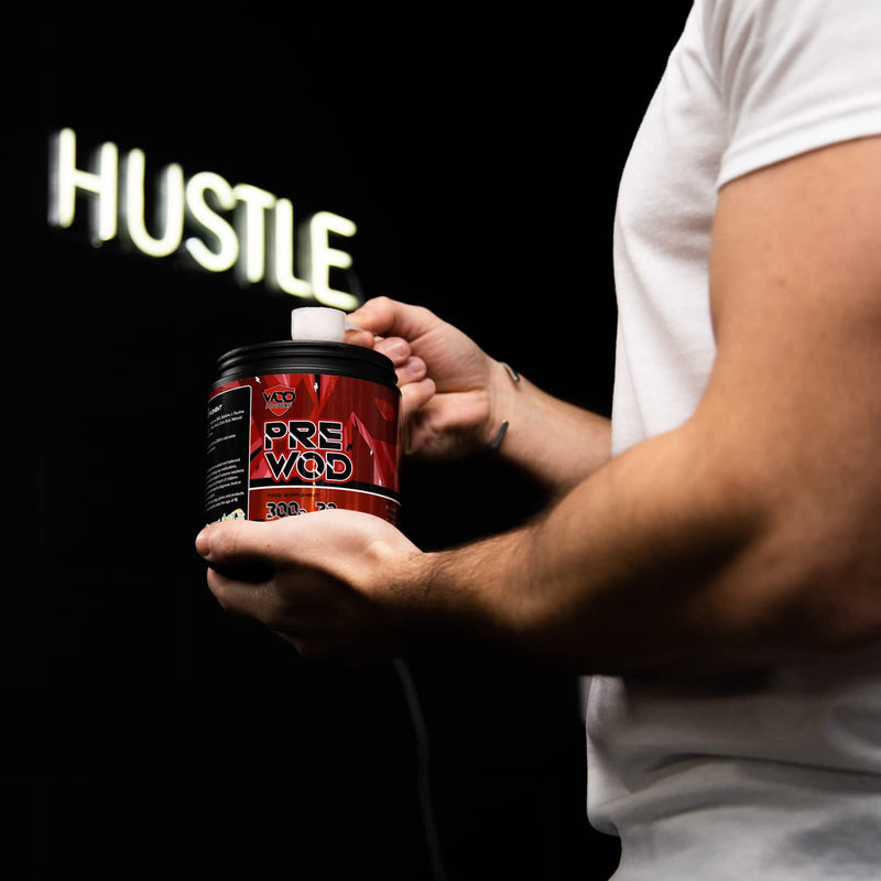 PRE WOD Pre Workout Supplement by WOD Powders - Elite Level Pre Workout Supplement Made in The UK for Functional Fitness (Juicy Lemon) Juicy Lemon - BeesActive Australia