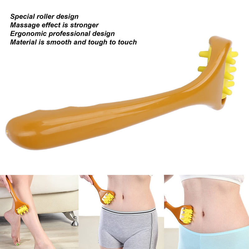 Zyyini Fascia Muscle Roller, Long-Handle Portable Manual Cellulite Massager Fascia Blaster Roller Stick for Muscle Pain Relief,Neck Arm Leg Back Massage Roller Deep Tissue Massage Stick Tool - BeesActive Australia