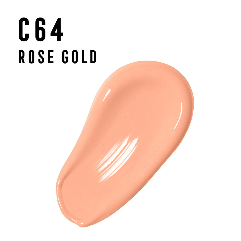 Max Factor Facefinity 3-in-1 All Day Flawless Liquid Foundation, SPF 20 - 64 Rose Gold, 30 ml 30 ml (Pack of 1) - BeesActive Australia
