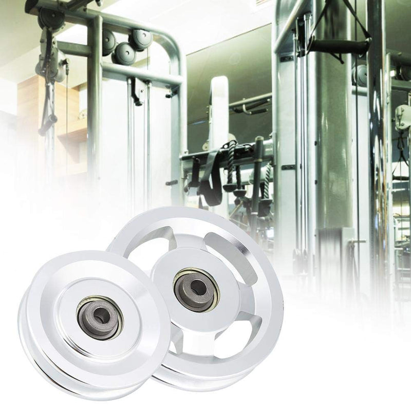 Universal Aluminium Alloy Bearing Pulley Wheel Gym Accessory Diameter 90mm&115mm 2 Size for Fitness Equipment ??90mm - BeesActive Australia
